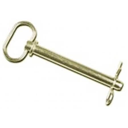Double Hh 25636 0.75 x 6.25 in. Zinc Plated Hitch Pin- Yellow 146279
